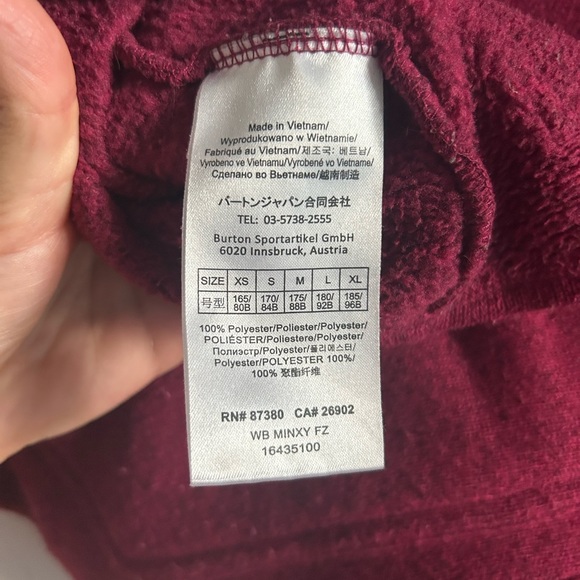 Burton Women’s Minky Full Zip Hoodie Jacket - Picture 6 of 7